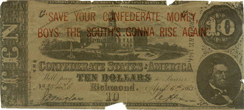 Chattanooga Button & Badge CSA Ad Note front